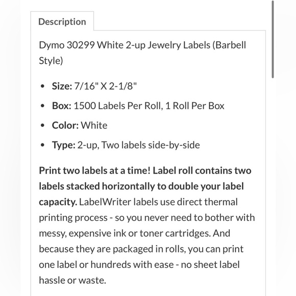Dymo LabelWriter Wireless Printer with Labels - Picture 10 of 10